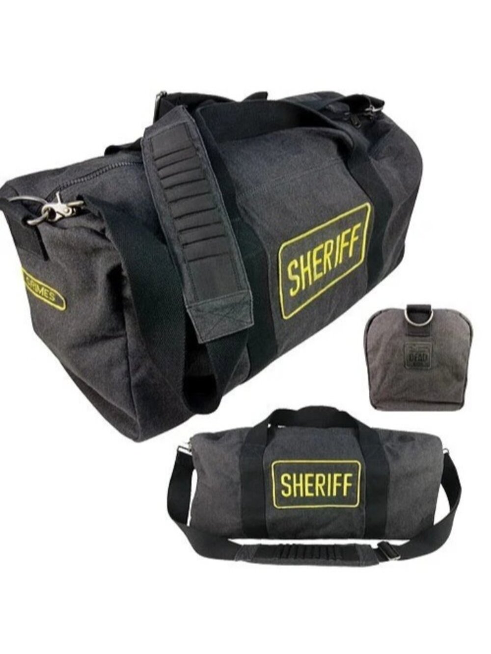 RARE AMC The Walking Dead Rick Grimes Sheriff Duffel Bag The Coop Exclusive